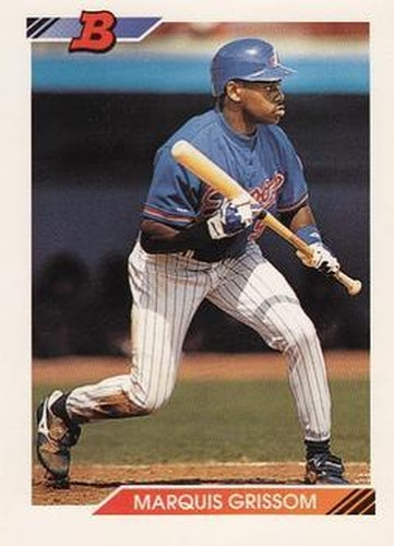 #14 Marquis Grissom - Montreal Expos - 1992 Bowman Baseball