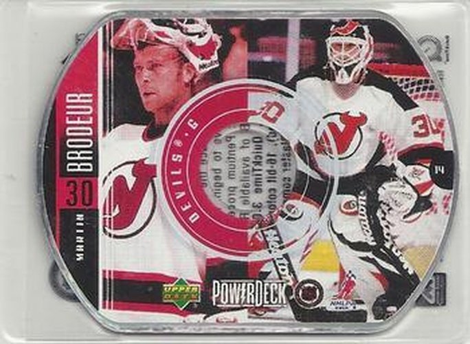 #14 Martin Brodeur - New Jersey Devils - 1999-00 Upper Deck PowerDeck Hockey