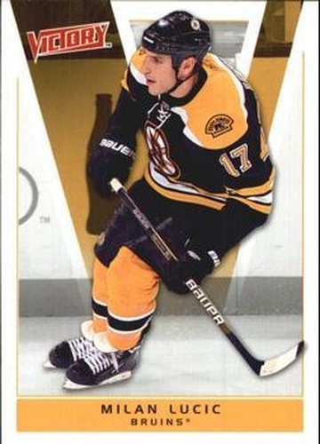 #14 Milan Lucic - Boston Bruins - 2010-11 Upper Deck Victory Hockey