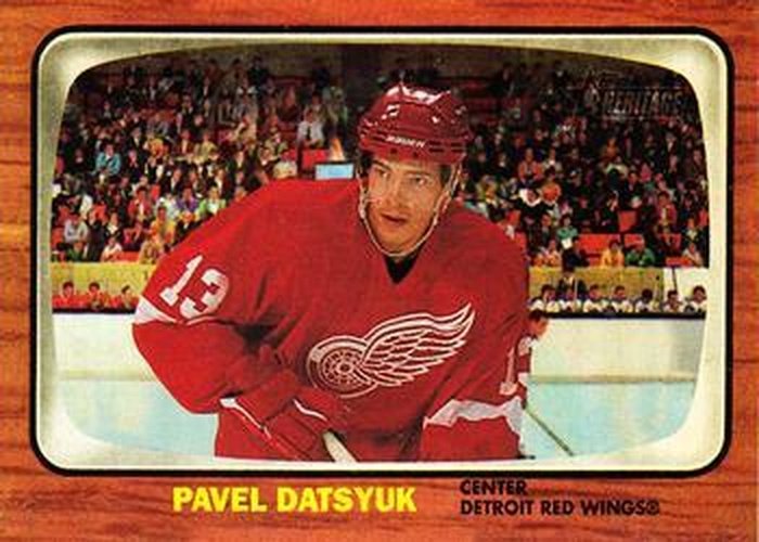 #14 Pavel Datsyuk - Detroit Red Wings - 2002-03 Topps Heritage Hockey