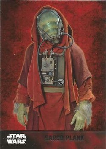 #14 Sarco Plank - 2015 Topps Star Wars The Force Awakens