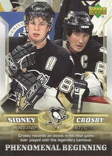 #14 Sidney Crosby - Pittsburgh Penguins - 2005-06 Upper Deck Phenomenal Beginning Hockey
