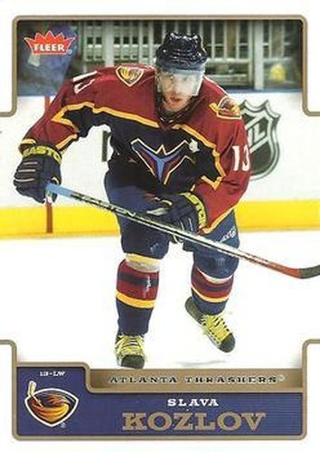 #14 Slava Kozlov - Atlanta Thrashers - 2006-07 Fleer Hockey