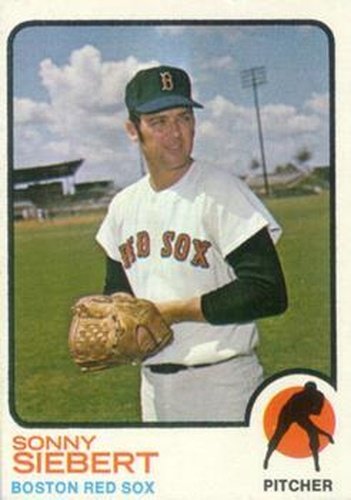 #14 Sonny Siebert - Boston Red Sox - 1973 Topps Baseball