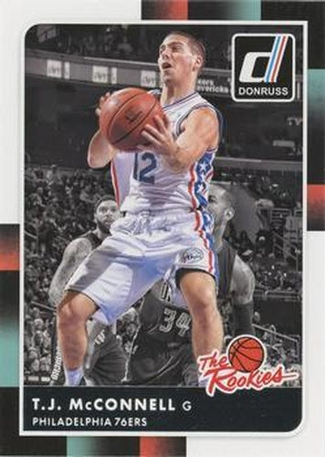 #14 T.J. McConnell - Philadelphia 76ers - 2015-16 Donruss - The Rookies Basketball