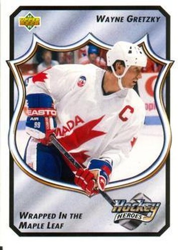 #14 Wayne Gretzky - Canada - 1992-93 Upper Deck - Hockey Heroes: Wayne Gretzky Hockey