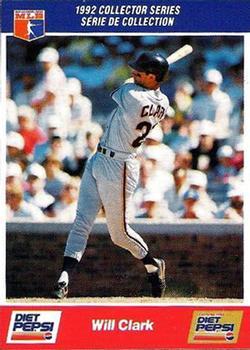 #14 Will Clark - San Francisco Giants - 1992 Diet Pepsi Baseball
