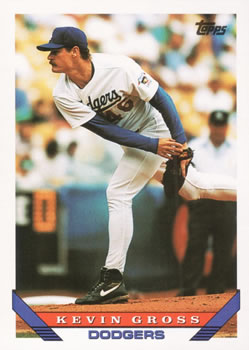 #714 Kevin Gross - Los Angeles Dodgers - 1993 Topps Baseball