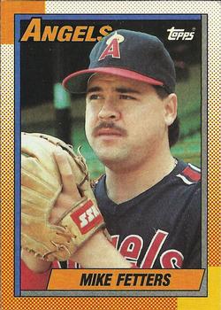 #14 Mike Fetters - California Angels - 1990 Topps Baseball