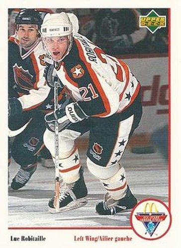 #Mc-14 Luc Robitaille - Los Angeles Kings - 1991-92 Upper Deck McDonald's All-Stars Hockey