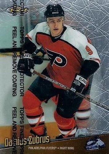 #14 Dainius Zubrus - Philadelphia Flyers - 1998-99 Finest Hockey