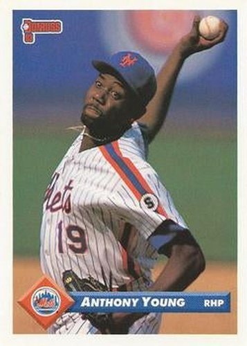 #14 Anthony Young - New York Mets - 1993 Donruss Baseball