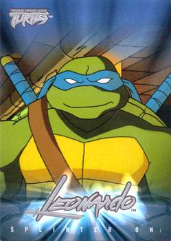 #14 Splinter on Leonardo - 2003 Fleer Teenage Mutant Ninja Turtles