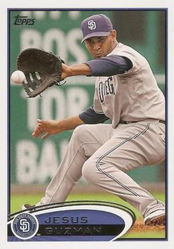 #14 Jesus Guzman - San Diego Padres - 2012 Topps Baseball