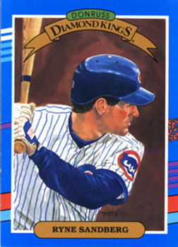 #14 Ryne Sandberg - Chicago Cubs - 1991 Donruss Baseball