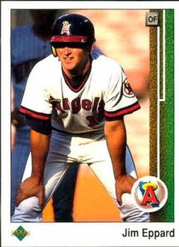 #614 Jim Eppard - California Angels - 1989 Upper Deck Baseball