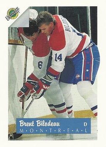 #14 Brent Bilodeau - Montreal Canadiens - 1991 Ultimate Draft Hockey