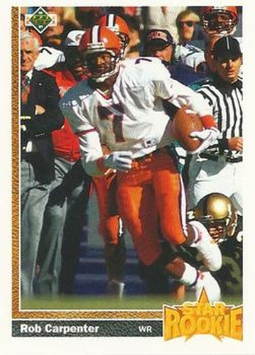 #14 Rob Carpenter - Cincinnati Bengals - 1991 Upper Deck Football