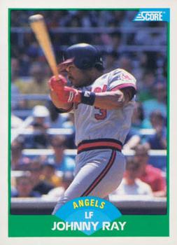 #14 Johnny Ray - California Angels - 1989 Score Baseball