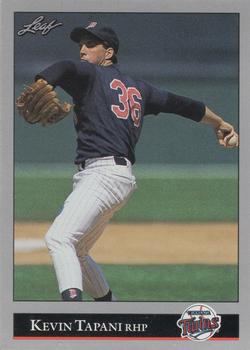 #14 Kevin Tapani - Minnesota Twins - 1992 Leaf Baseball