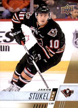 #14 Jakob Stukel - Calgary Hitmen - 2017-18 Upper Deck CHL Hockey