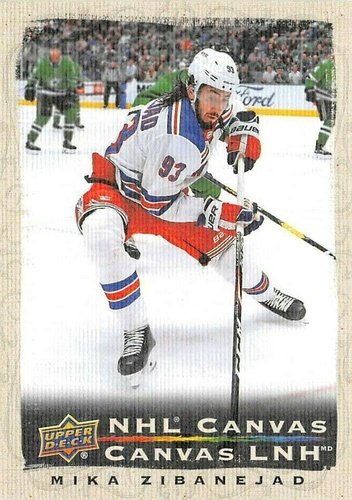 #C-14 Mika Zibanejad - New York Rangers - 2020-21 Upper Deck Tim Hortons Hockey - NHL Canvas