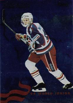 #14 Jason McBain - USA - 1993-94 Donruss Hockey - 1994 World Junior Championship USA
