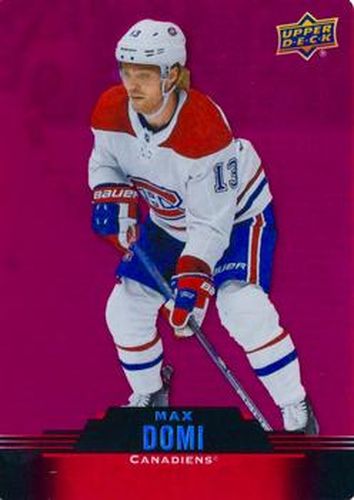 #DC-14 Max Domi - Montreal Canadiens - 2020-21 Upper Deck Tim Hortons Hockey - Red Die Cut
