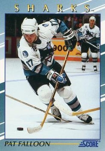 #14 Pat Falloon - San Jose Sharks - 1992-93 Score Young Superstars Hockey