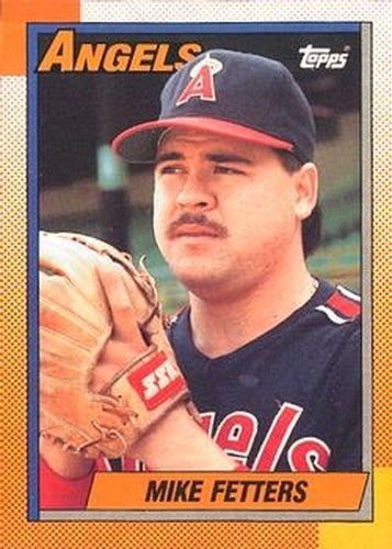 #14 Mike Fetters - California Angels - 1990 O-Pee-Chee Baseball
