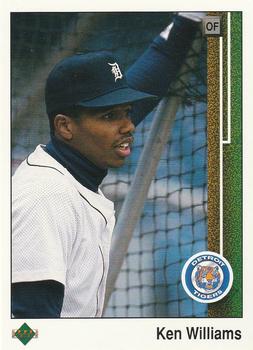 #714 Ken Williams - Detroit Tigers - 1989 Upper Deck Baseball