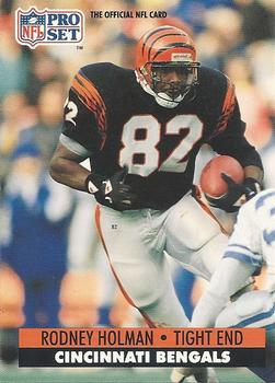 #114 Rodney Holman - Cincinnati Bengals - 1991 Pro Set Football