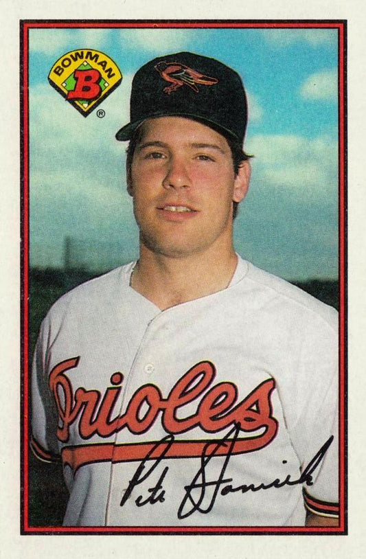 #14 Pete Stanicek - Baltimore Orioles - 1989 Bowman Baseball