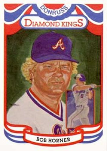 #14a Bob Horner - Atlanta Braves - 1984 Donruss Baseball