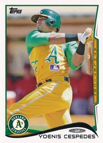 #14a Yoenis Cespedes - Oakland Athletics - 2014 Topps Baseball