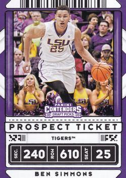 #14b Ben Simmons - LSU Tigers - 2020 Panini Contenders Draft Picks Basketball