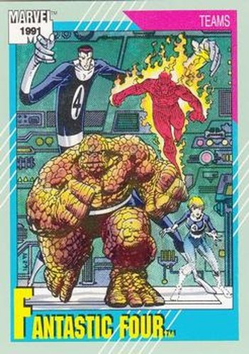 #150 Fantastic Four - 1991 Impel Marvel Universe Series II