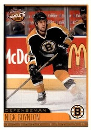 #150 Nick Boynton - Boston Bruins - 2003-04 Pacific Complete Hockey
