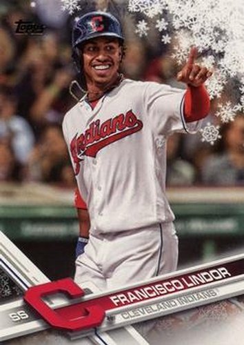 #HMW150 Francisco Lindor - Cleveland Indians - 2017 Topps Holiday Baseball
