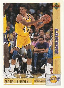 #150 Mychal Thompson - Los Angeles Lakers - 1991-92 Upper Deck Basketball