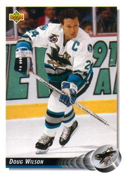 #150 Doug Wilson - San Jose Sharks - 1992-93 Upper Deck Hockey