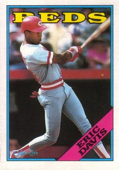 #150 Eric Davis - Cincinnati Reds - 1988 O-Pee-Chee Baseball