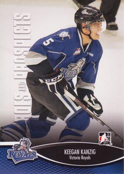 #150 Keegan Kanzig - Victoria Royals - 2012-13 In The Game Heroes and Prospects Hockey