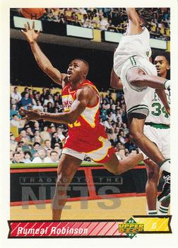 #150 Rumeal Robinson - New Jersey Nets - 1992-93 Upper Deck Basketball