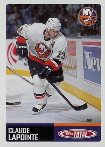 #150 Claude Lapointe - New York Islanders - 2002-03 Topps Total Hockey