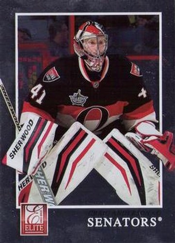 #150 Craig Anderson - Ottawa Senators - 2011-12 Panini Elite Hockey