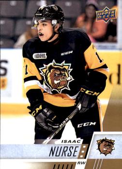 #150 Isaac Nurse - Hamilton Bulldogs - 2017-18 Upper Deck CHL Hockey