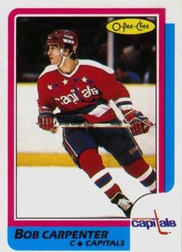 #150 Bob Carpenter - Washington Capitals - 1986-87 O-Pee-Chee Hockey