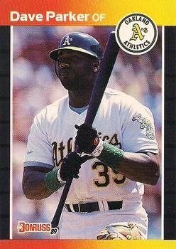 #150 Dave Parker - Oakland Athletics - 1989 Donruss Baseball