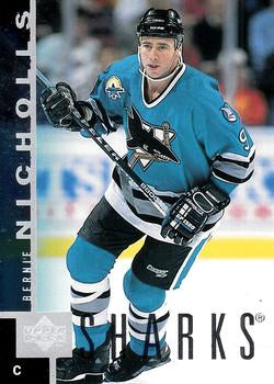 #150 Bernie Nicholls - San Jose Sharks - 1997-98 Upper Deck Hockey